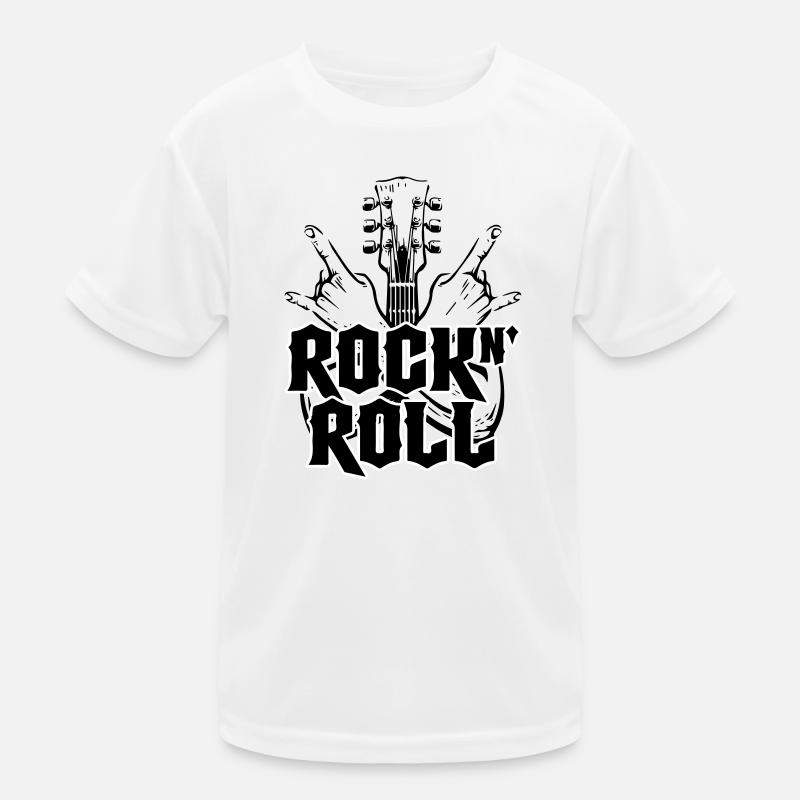 Rock And Roll | Farben änderbar Kinder Funktions-T-Shirt