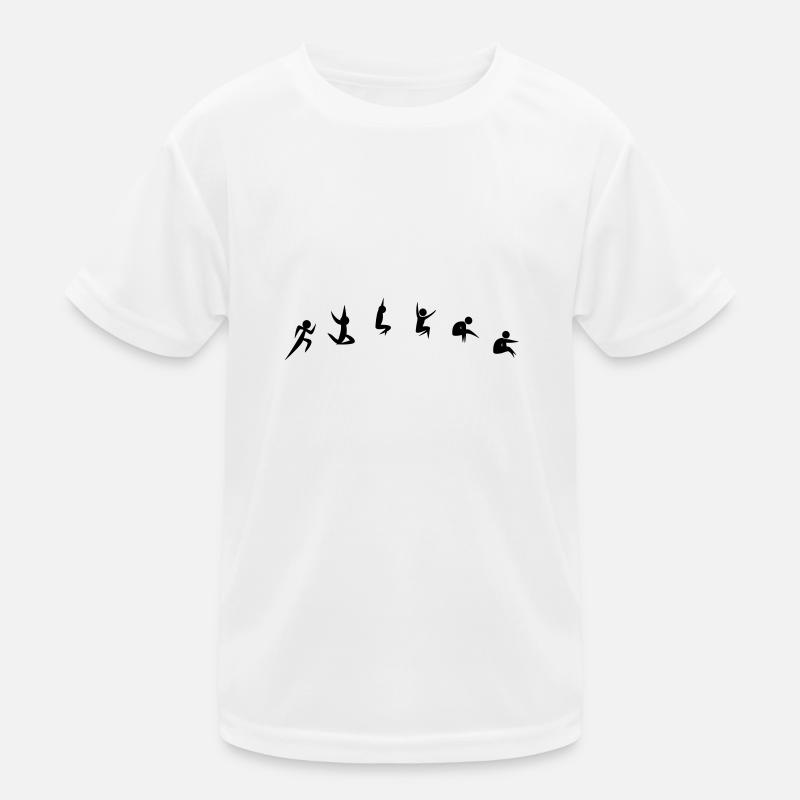 long jump Kids Functional T-Shirt