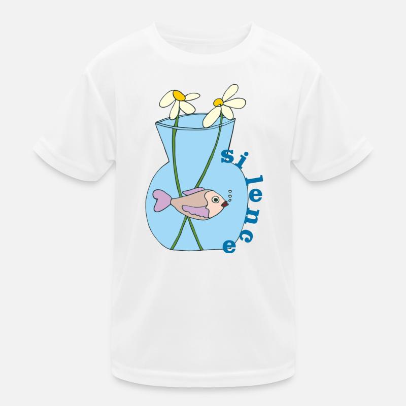 fisch im glas Kinder Funktions-T-Shirt