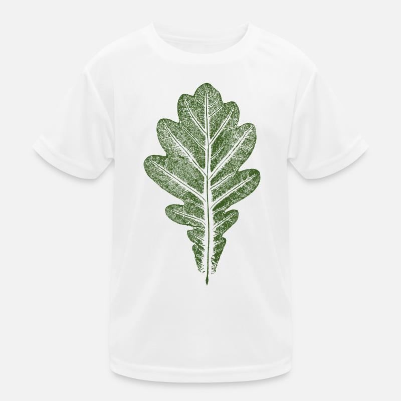 Blatt Eiche - Eichenblatt / Natur & Wald Design Kinder Funktions-T-Shirt
