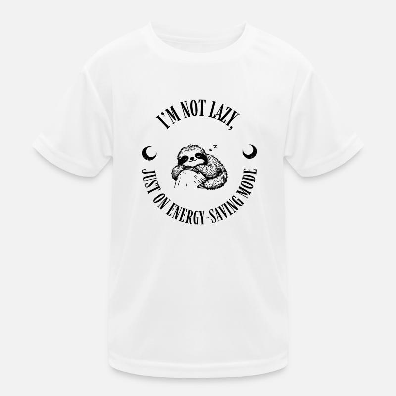 Faultier-Modus Kinder Funktions-T-Shirt