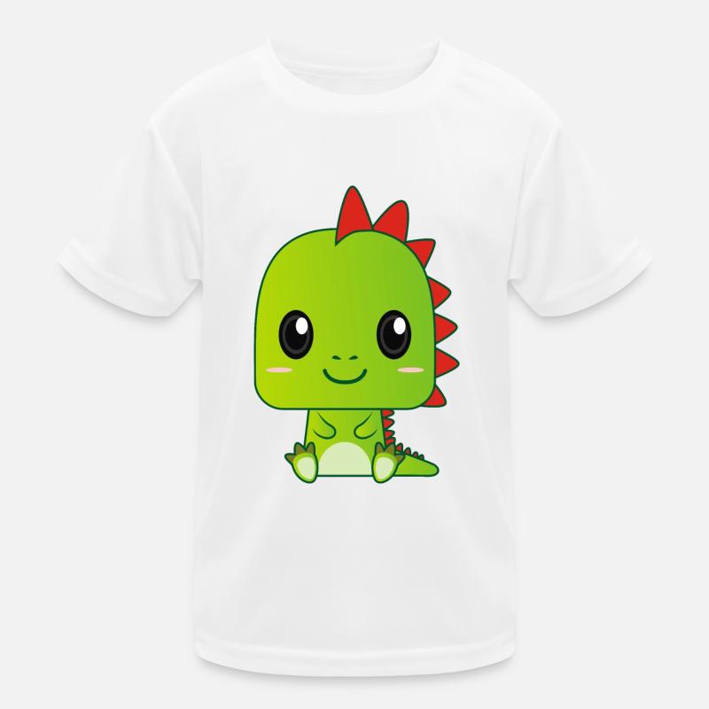 Dragon vert bébé mignon T-shirt sport Enfant