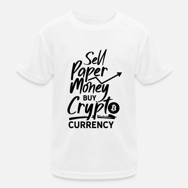 Cryptowährung Krypto Crypto Trader Kryptowährung Kinder Funktions-T-Shirt