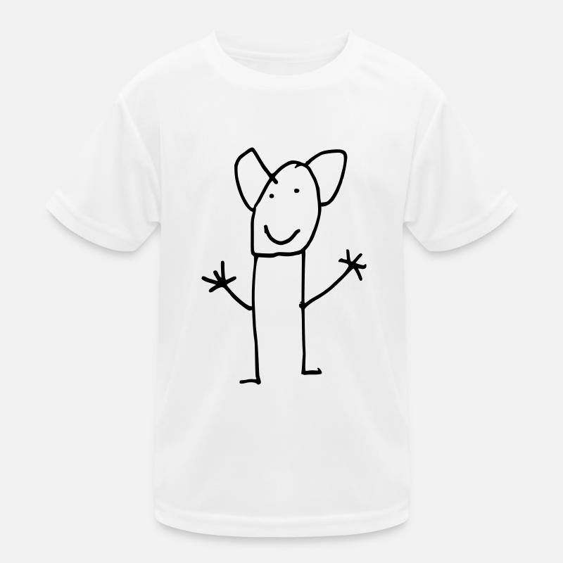 Dessin d’enfants de singe T-shirt sport Enfant