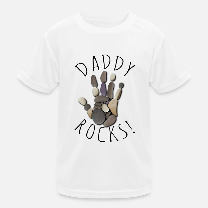 Daddy Rocks Kids Functional T-Shirt