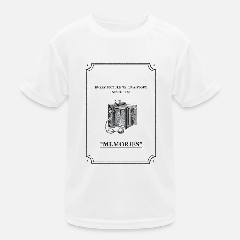Retro Camera Kinder Funktions-T-Shirt