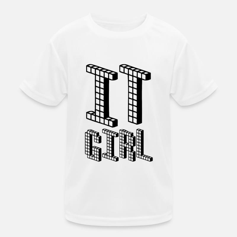 IT Girl | Nerd | Computer | Informatikerin Kinder Funktions-T-Shirt