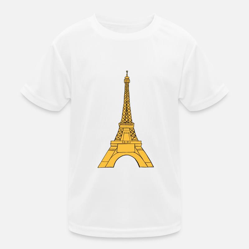 Eiffelturm Kinder Funktions-T-Shirt