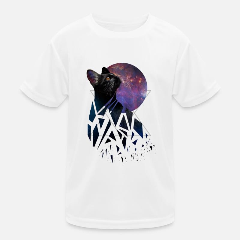 Chat de l’espace - série d’animaux de l’espace T-shirt sport Enfant