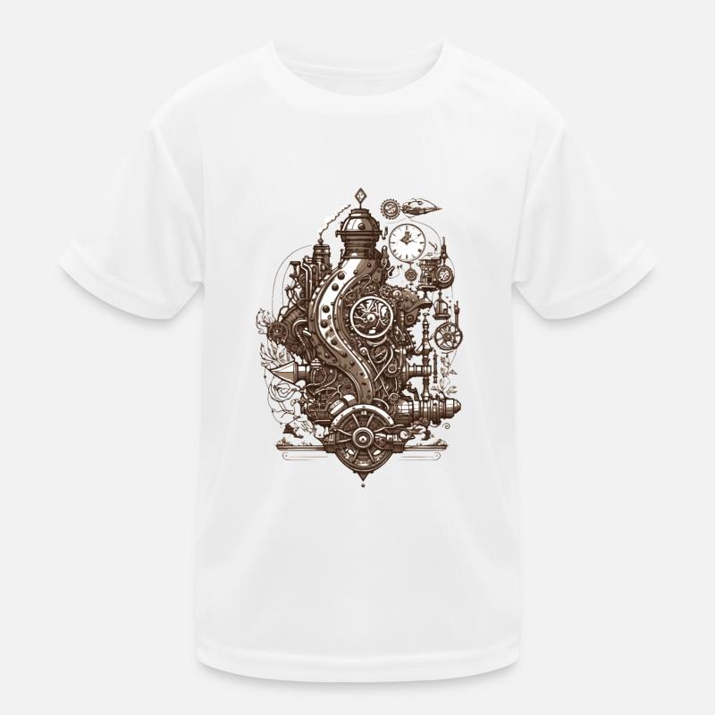 Fascination steampunk pour la technologie T-shirt sport Enfant
