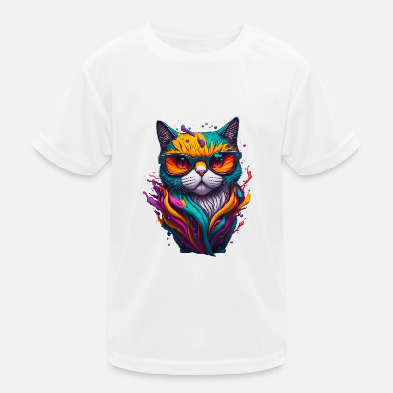 Chat 5 T-shirt sport Enfant