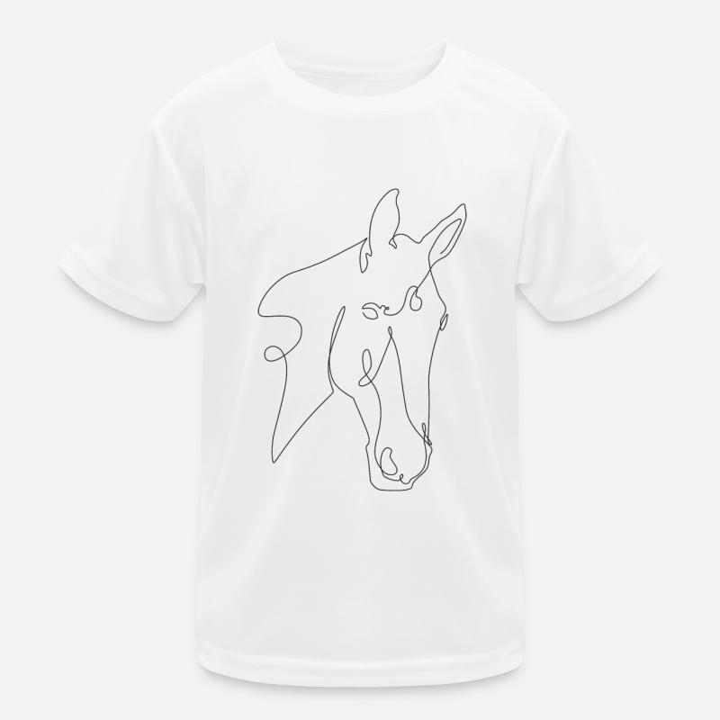 Pferdekopf Savignon Kinder Funktions-T-Shirt