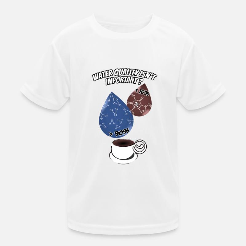 Water Quality Coffee Kids Functional T-Shirt