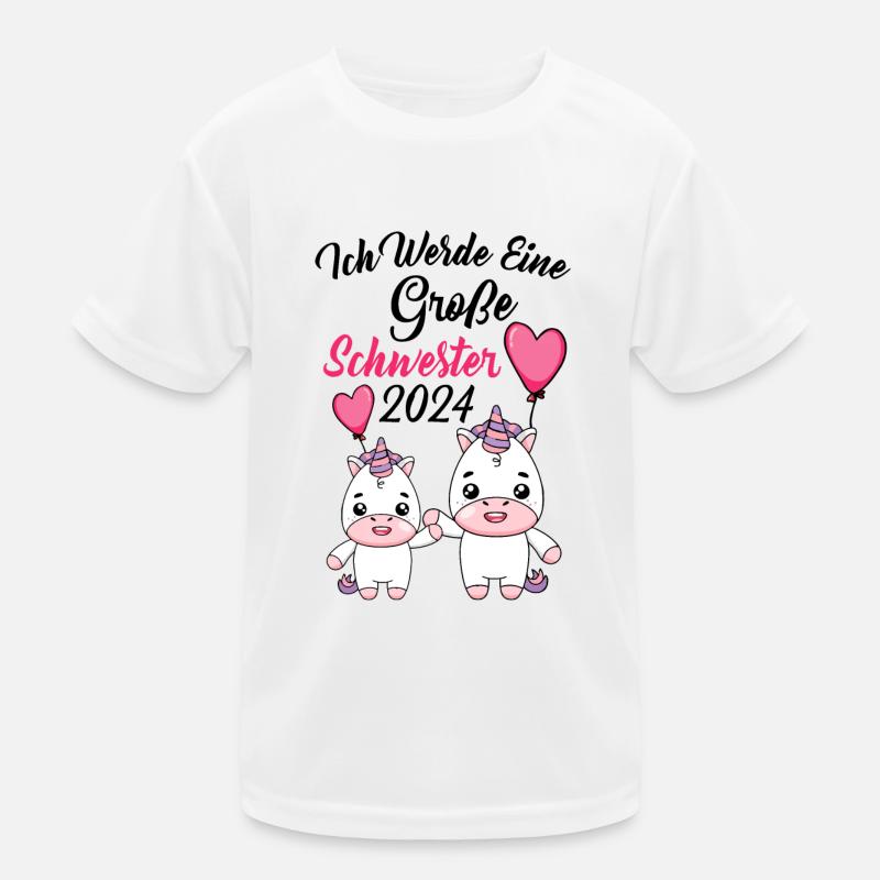 Große Schwester 2024 Kinder Funktions-T-Shirt