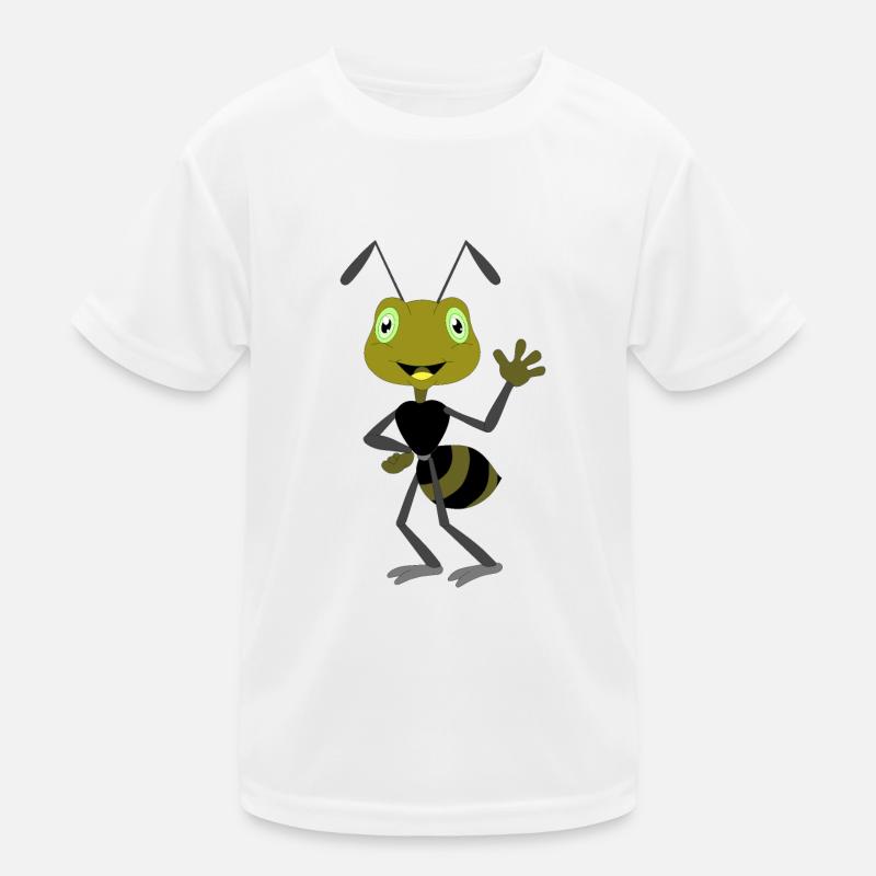 Freche Ameise Kinder Funktions-T-Shirt