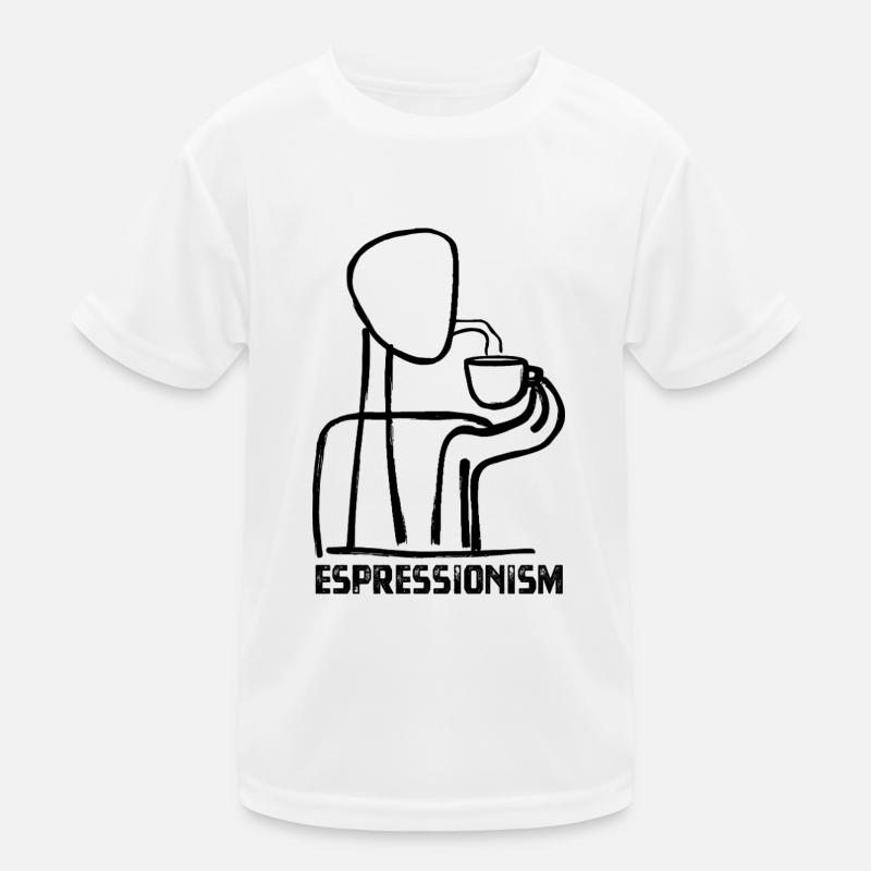 Espressionnisme - Espresso - Boire du café T-shirt sport Enfant