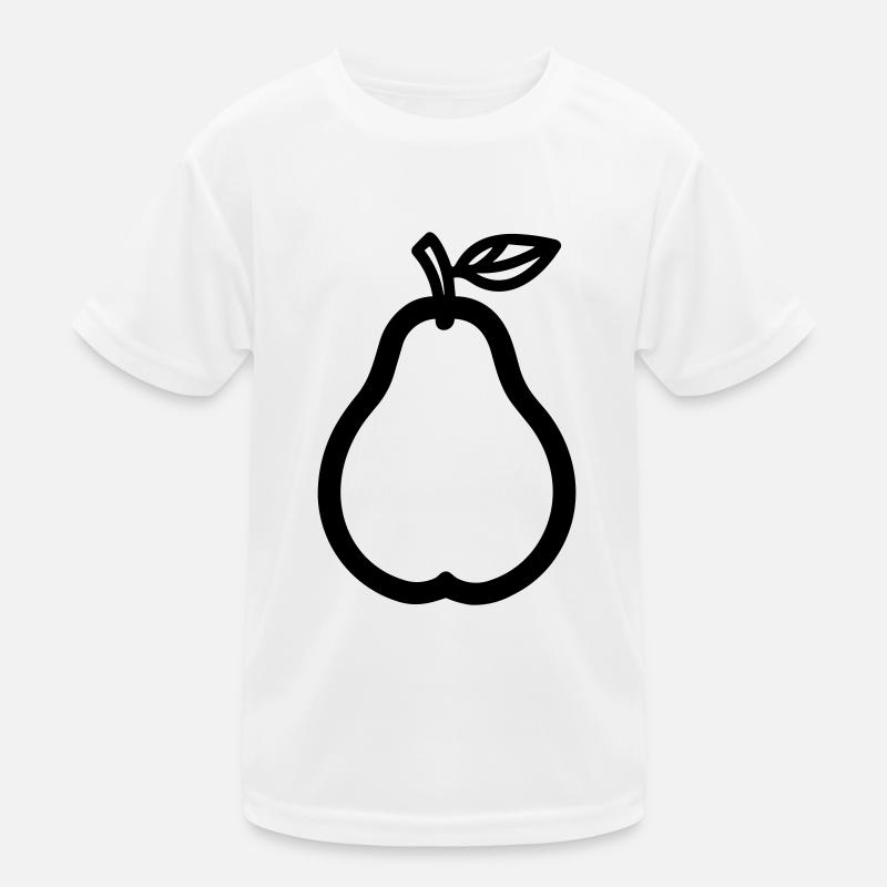 Birne Kinder Funktions-T-Shirt