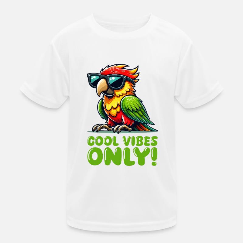 papagei sonnenbrille comic Kinder Funktions-T-Shirt