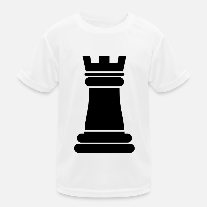 Chess piece tower Kids Functional T-Shirt