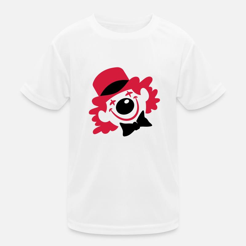 A Clown Face Kids Functional T-Shirt