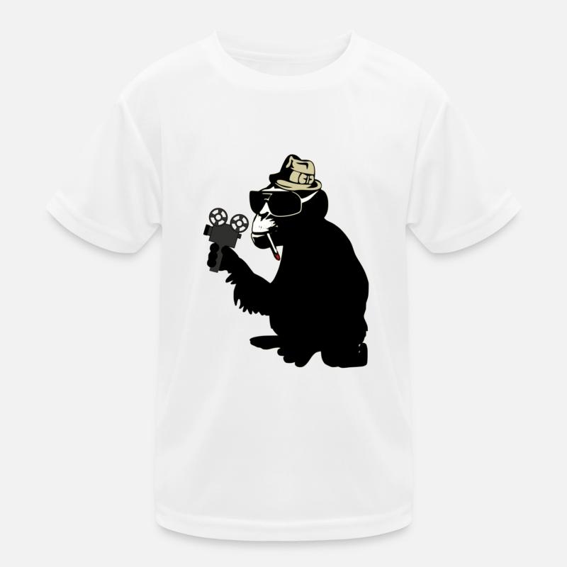 mr. brainwash monkey Kinder Funktions-T-Shirt