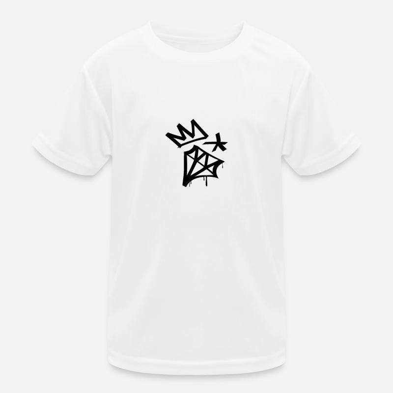 Diamond graffiti - Kids Functional T-Shirt - white