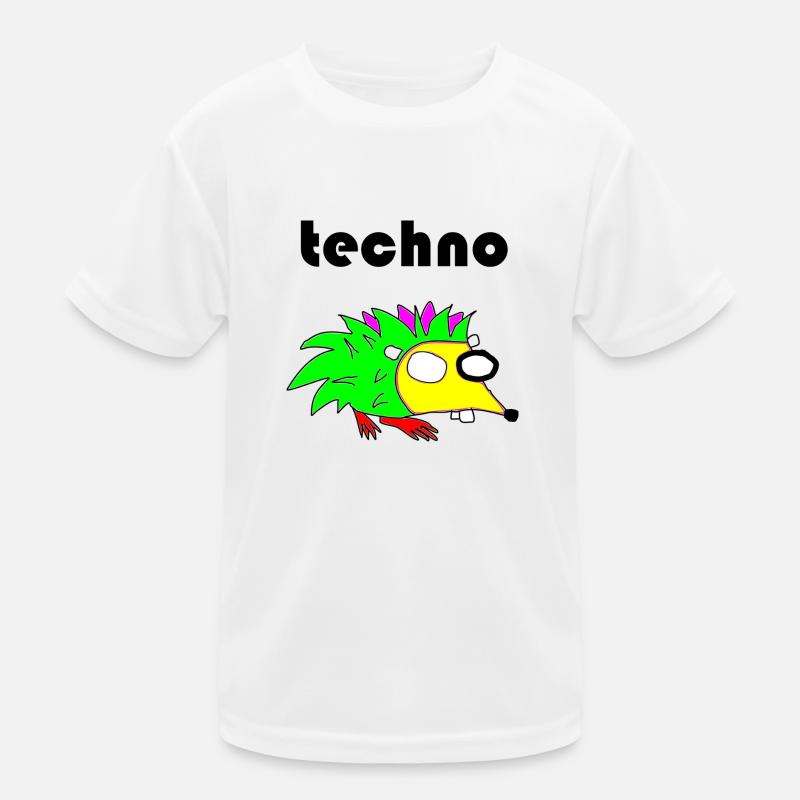 techno igel Kinder Funktions-T-Shirt
