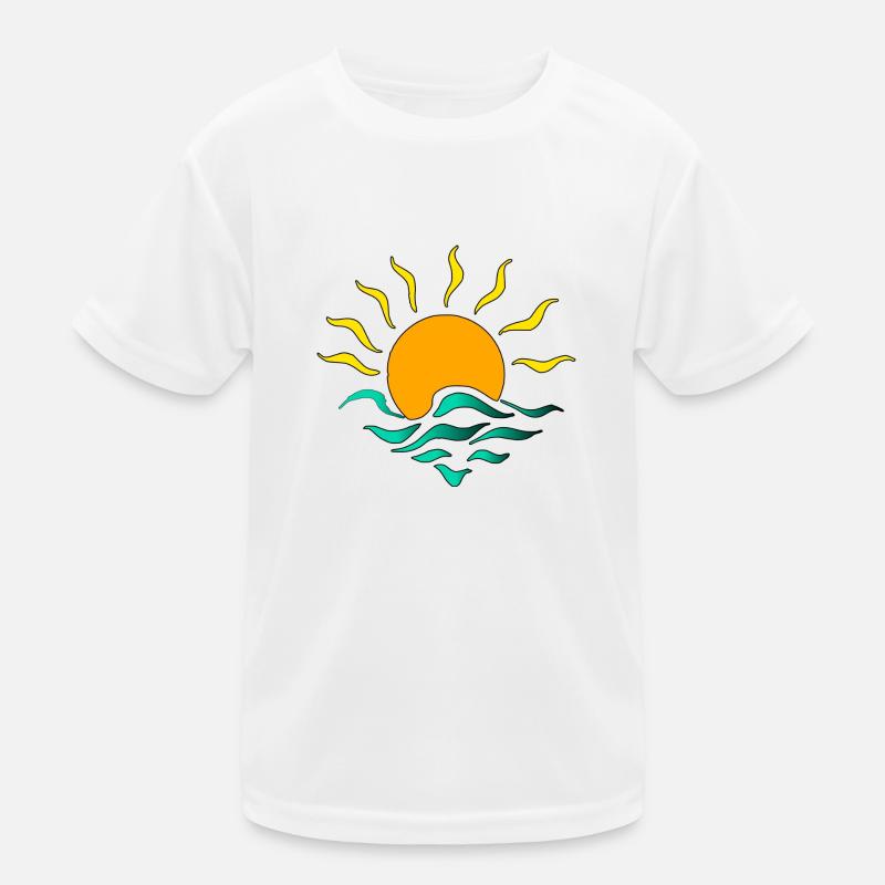 Sonne Kinder Funktions-T-Shirt