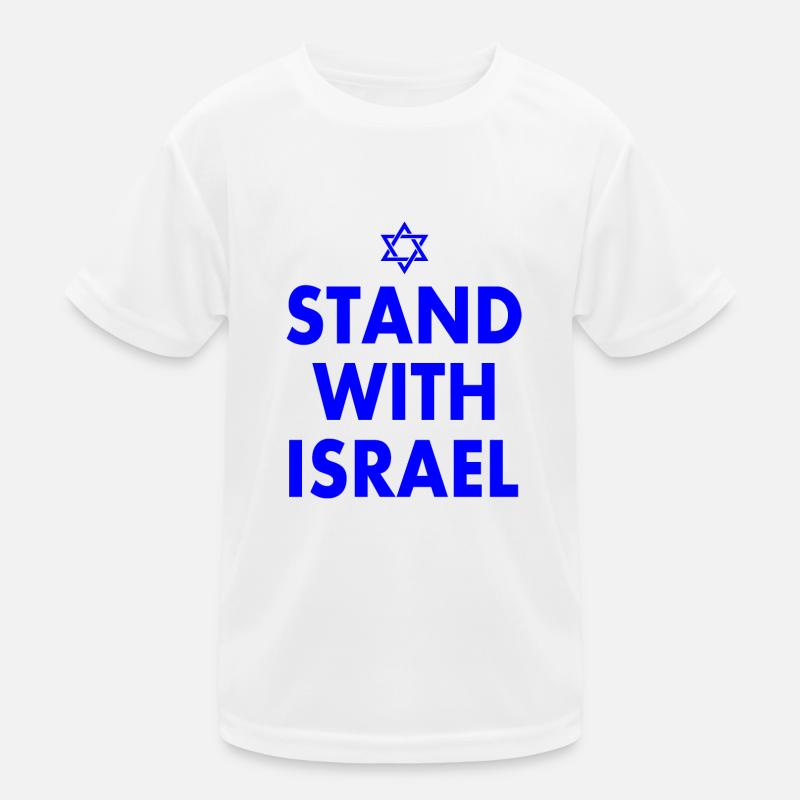 Stand with israel T-shirt sport Enfant