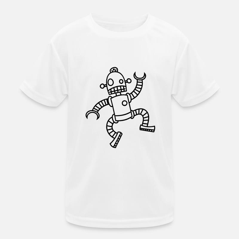 Roboter Kinder Funktions-T-Shirt