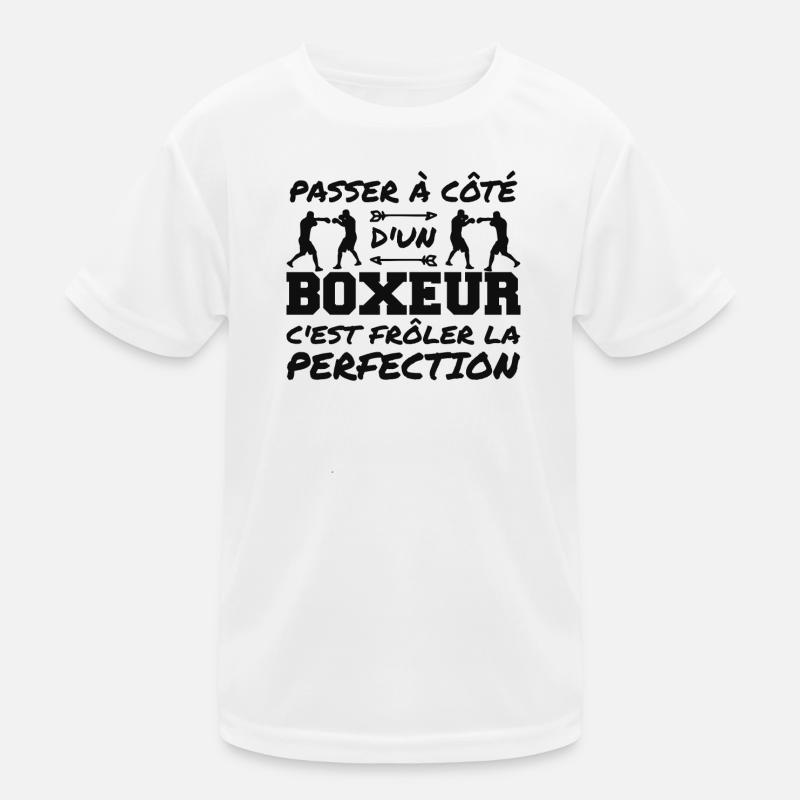 Perfektion Boxer Humor Boxer Mann Kinder Funktions-T-Shirt