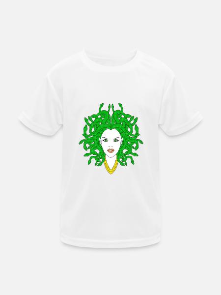 MEDUSA - Kids Functional T-Shirt - white - Front