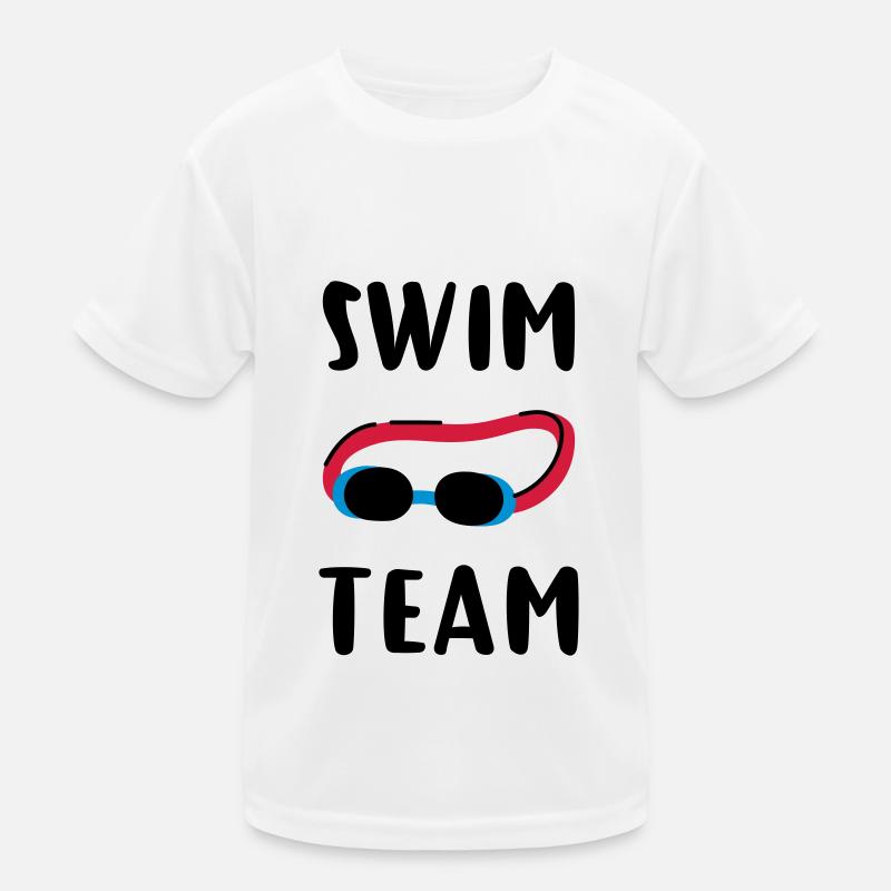 Swimming Team Kids Functional T-Shirt