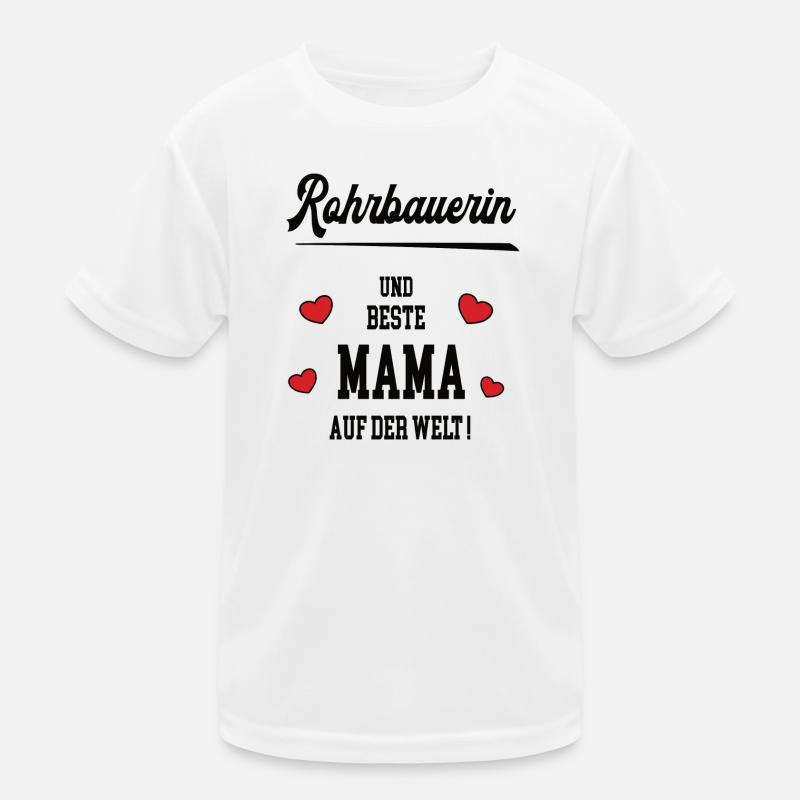 Mama Rohrbauerin Muttertag Geburtstag Mutter Kinder Funktions-T-Shirt