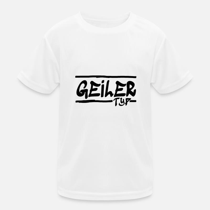 Geiler Typ, selbstbewusst, Kompliment, Motivation Kinder Funktions-T-Shirt