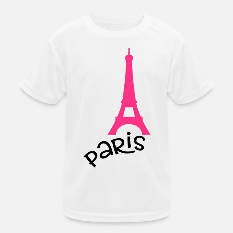 Paris Kinder Funktions-T-Shirt