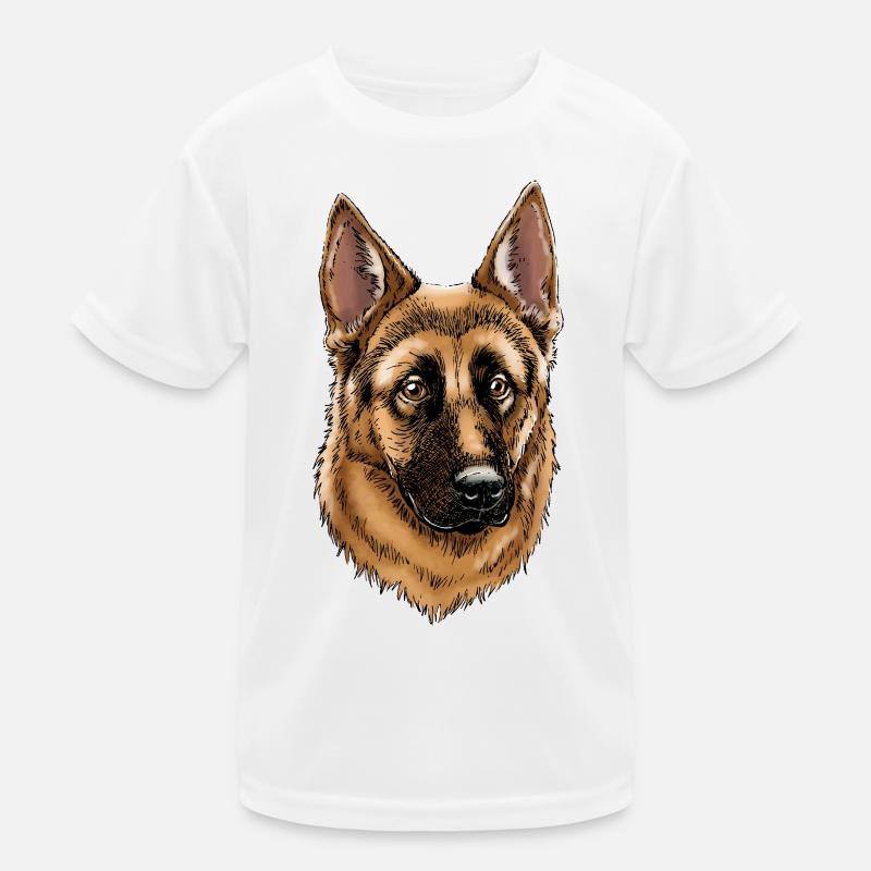 German Shepherd Kinder Funktions-T-Shirt
