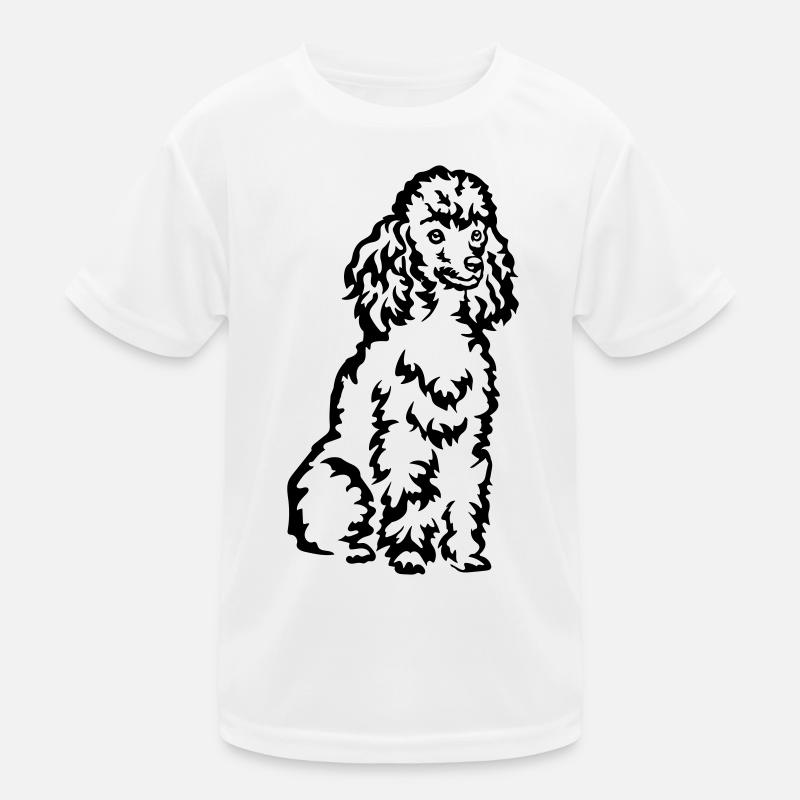 Pudel Kinder Funktions-T-Shirt