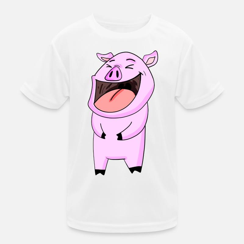 Pig laughs Kids Functional T-Shirt