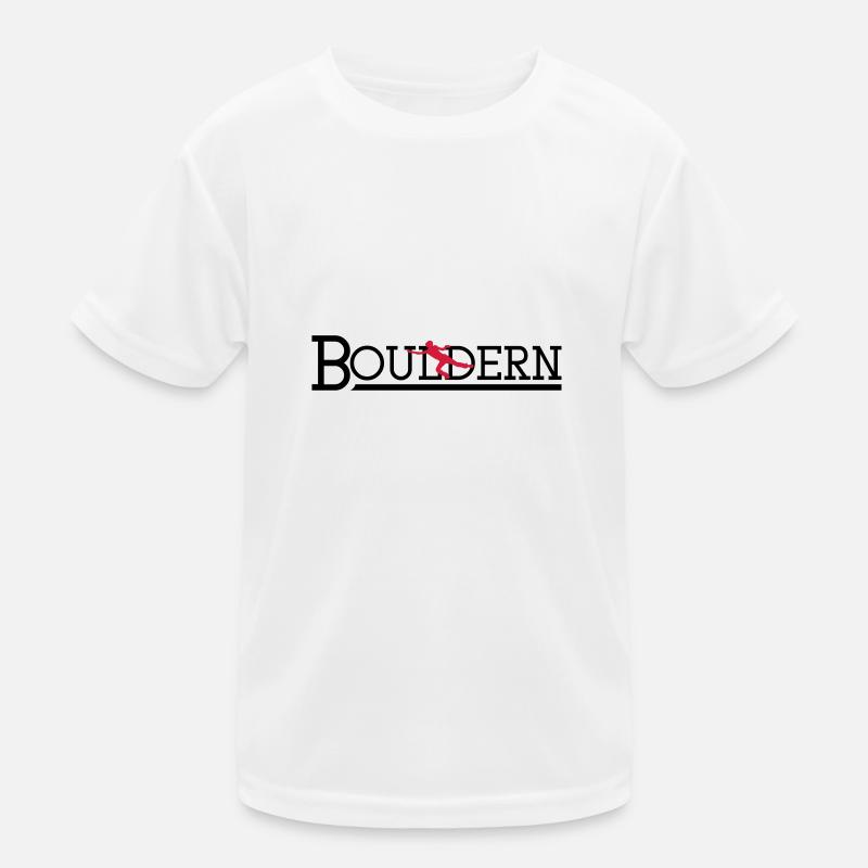bouldern Kinder Funktions-T-Shirt