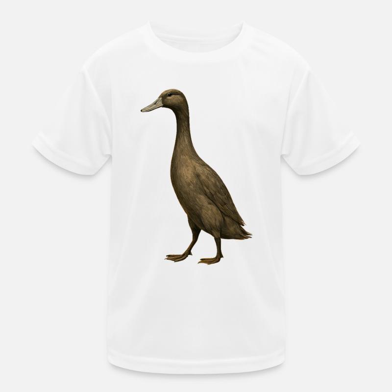 Funny Duck Duck Breeder Duck Breeding - Kids Functional T-Shirt - white