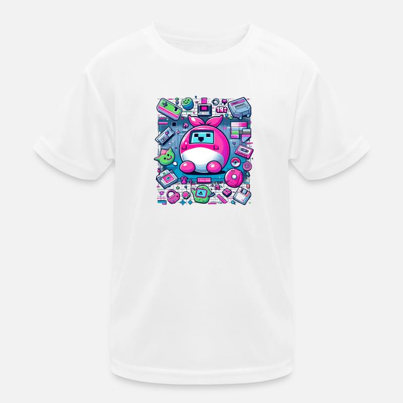 90s Tech Nostalgia Kinder Funktions-T-Shirt