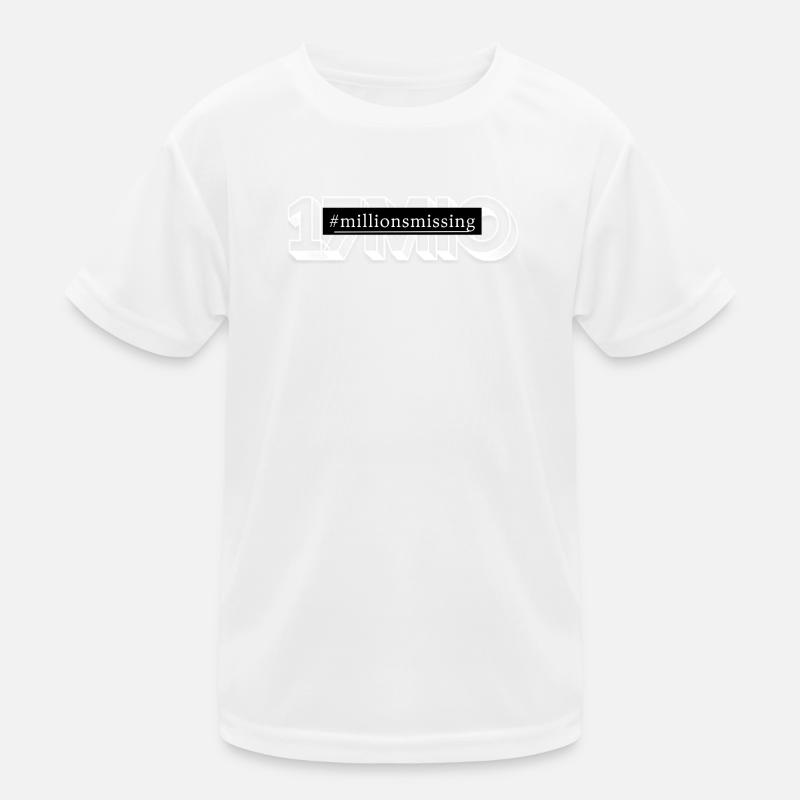 ME/CFS millionsmissing white Kinder Funktions-T-Shirt