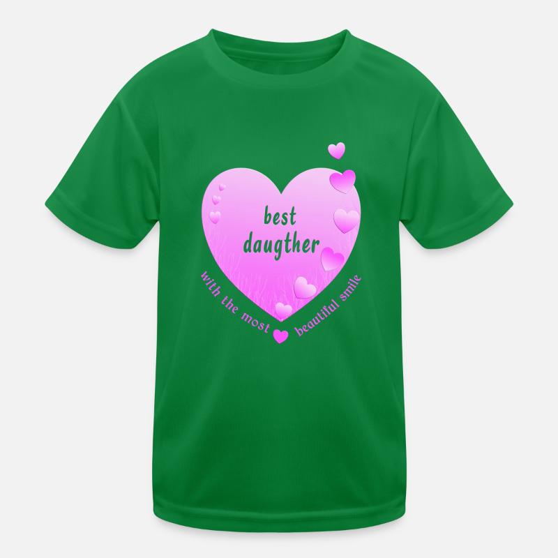 migliore figlia Maglietta sportiva per bambini