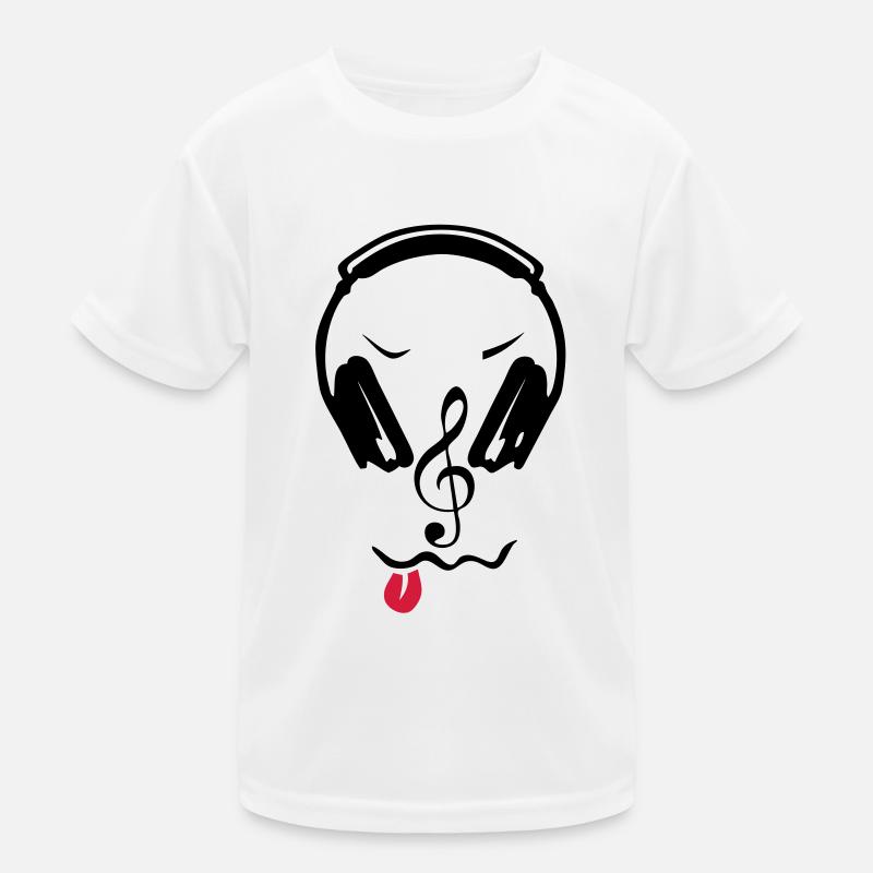 cle Helme dj Equalizer Boden Anmerkung3 - Kinder Funktions-T-Shirt - Weiß