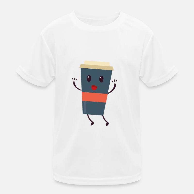 Caffee Kinder Funktions-T-Shirt