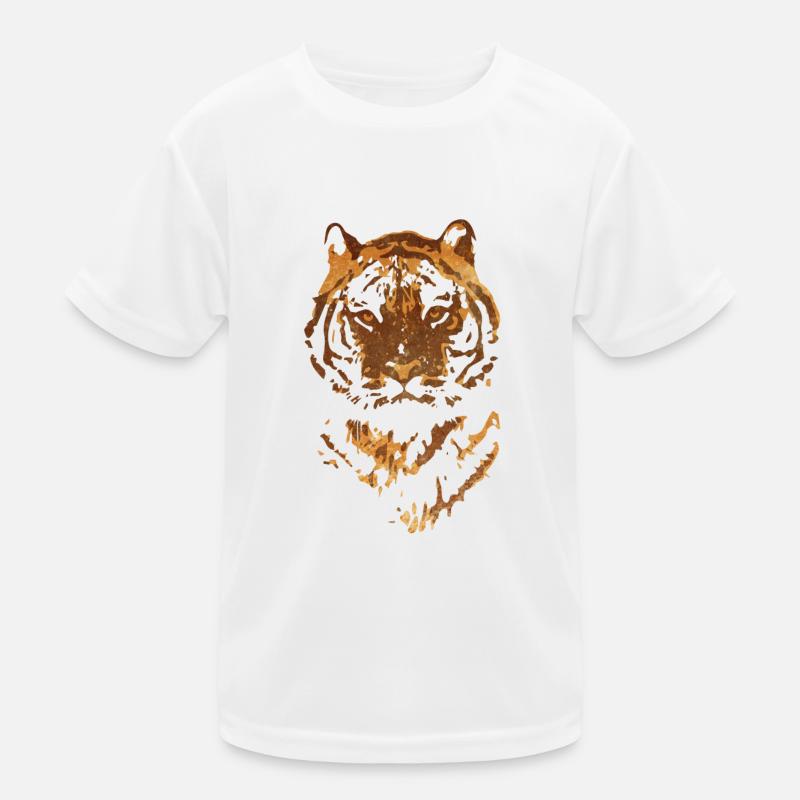 Tiger face Kids Functional T-Shirt