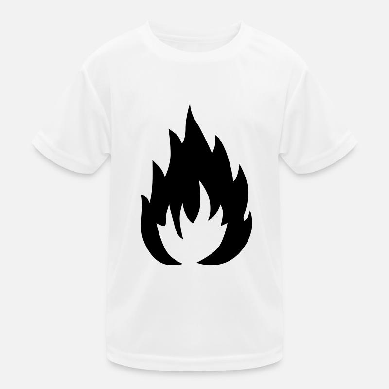 Flamme Kinder Funktions-T-Shirt