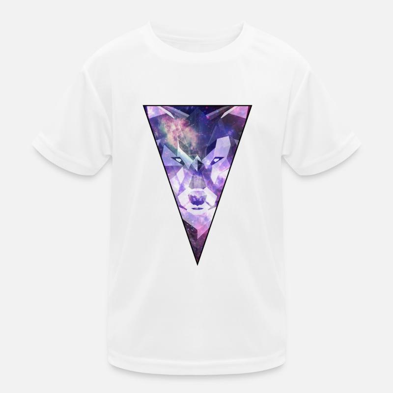 Space Wolf Kinder Funktions-T-Shirt