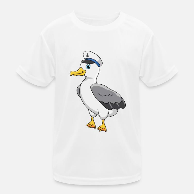 Möwe Kinder Funktions-T-Shirt